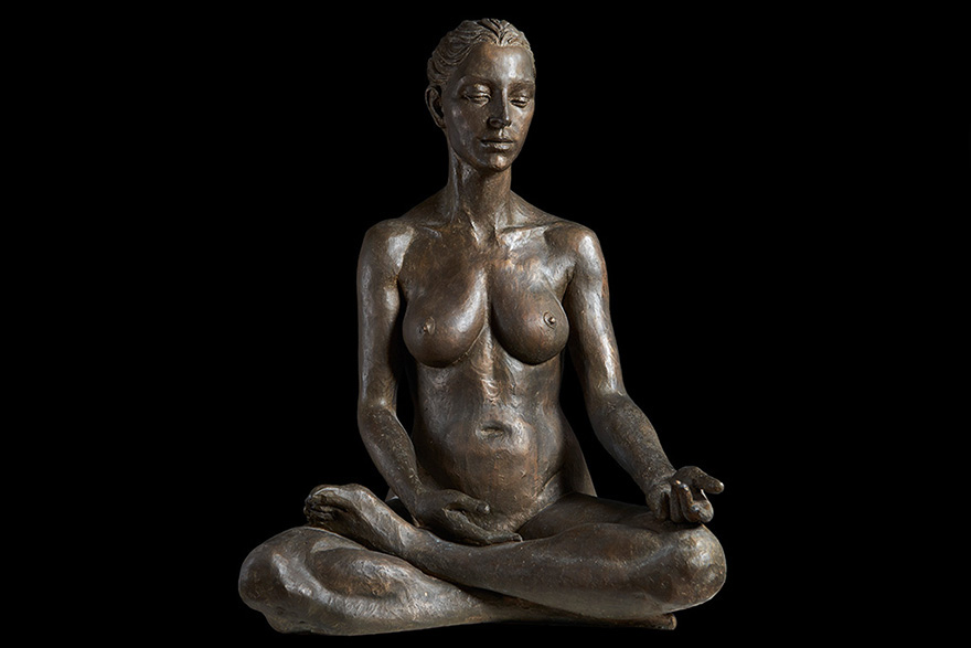 Meditatione 63 x 55 x 87 cm Bronze